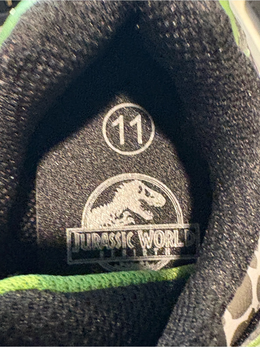Jurassic World Boys Sneakers T-Rex Light Up Shoes Toddler and Youth Sizes - Picture 10 of 11